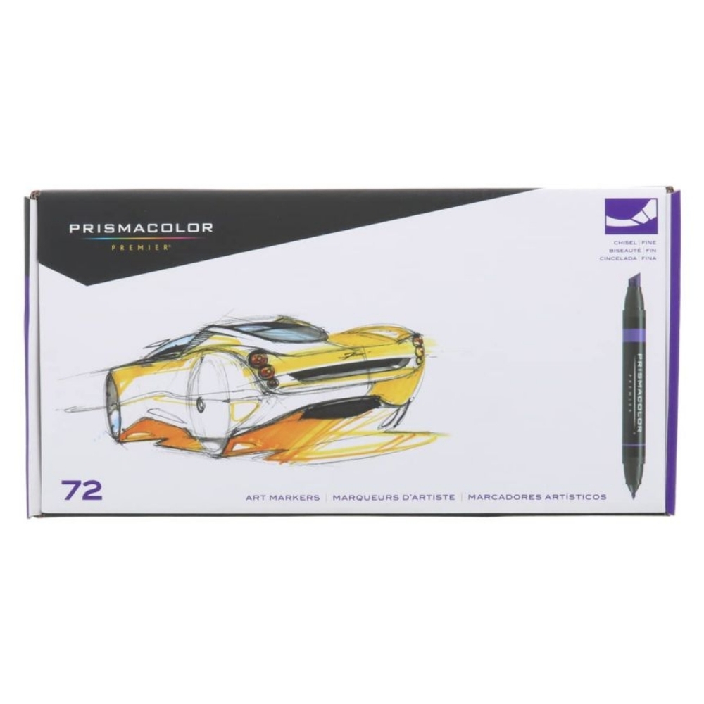 Prismacolor Double-Ended Art Marker - Assorted Colors, Set of 72